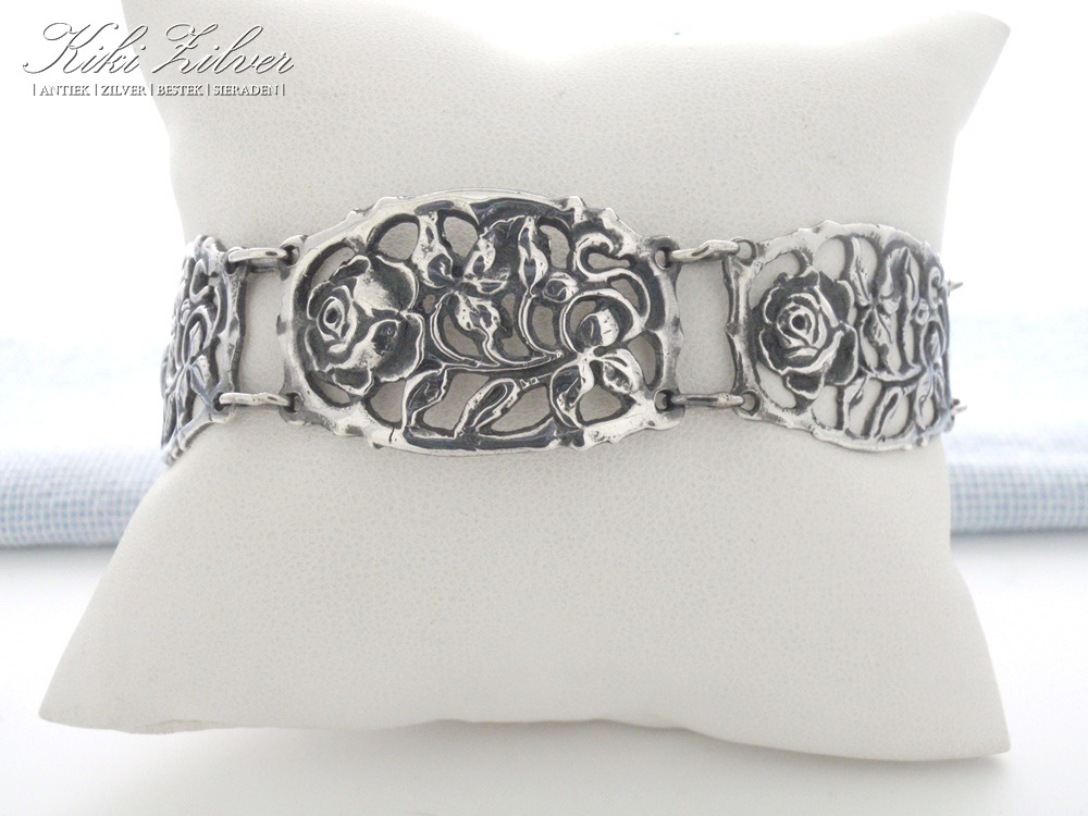 Zilveren Armband Roosjes 1906-1953 Zilver