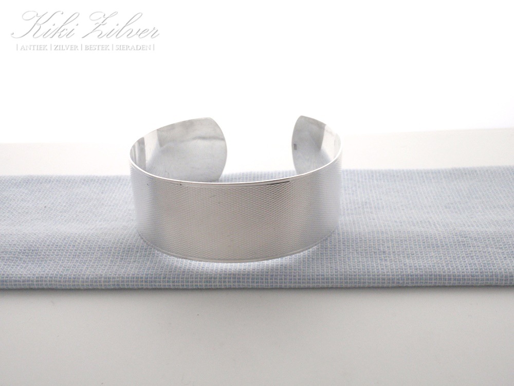 Zilveren Klemarmband - Zilver